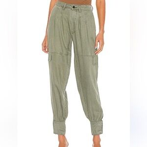 ALLSAINTS Paxton Trousers in Khaki Green Size 0